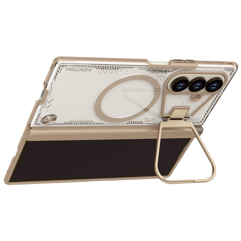 Coque MagSafe pour Samsung Galaxy Z Fold7 F966, Nillkin, Iceblade Prop avec découpe pour caméra, Marron