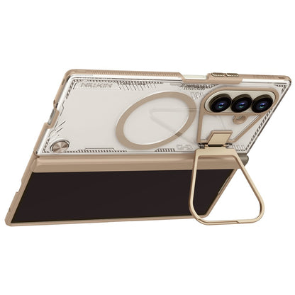 Coque MagSafe pour Samsung Galaxy Z Fold7 F966, Nillkin, Iceblade Prop avec découpe pour caméra, Marron