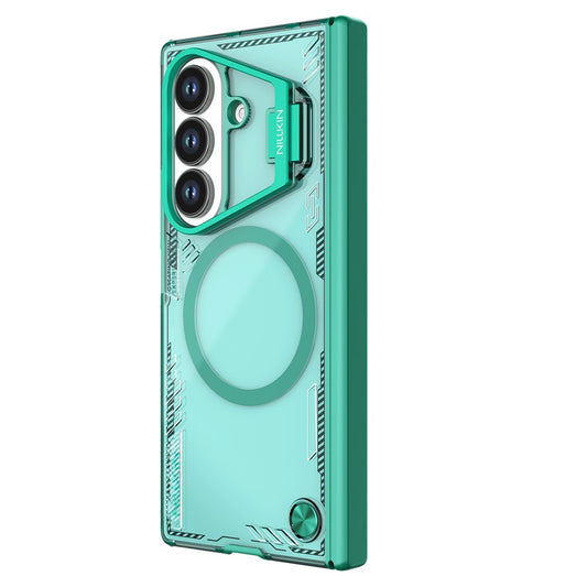 MagSafe Case for Samsung Galaxy Z Fold7 F966, Nillkin, Iceblade Prop with Camera Cutout, Green