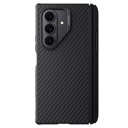 Coque MagSafe pour Samsung Galaxy Z Fold7 F966, Nillkin, Synthetic Fiber Pro avec support pour S-Pen, Noire