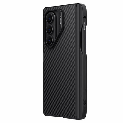 Coque MagSafe pour Samsung Galaxy Z Fold7 F966, Nillkin, Synthetic Fiber Pro avec support pour S-Pen, Noire