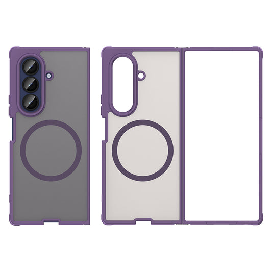 MagSafe Case for Samsung Galaxy Z Fold7 F966, Techsuit, HaloFrost II, Purple