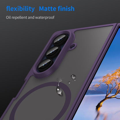 MagSafe Case for Samsung Galaxy Z Fold7 F966, Techsuit, HaloFrost II, Purple