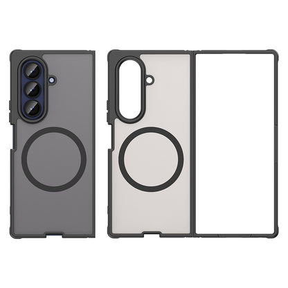 Coque MagSafe pour Samsung Galaxy Z Fold7 F966, Techsuit, HaloFrost II, Noire