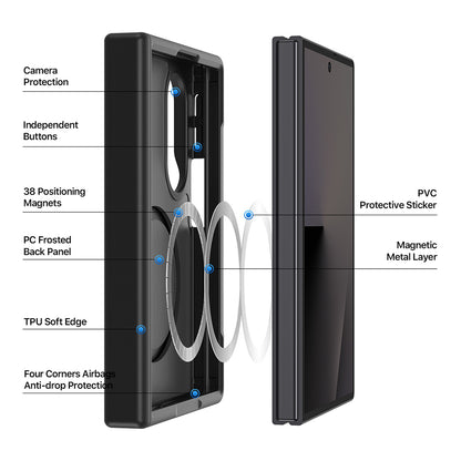 MagSafe Case for Samsung Galaxy Z Fold8 F971, DUX DUCIS, Yind, Black