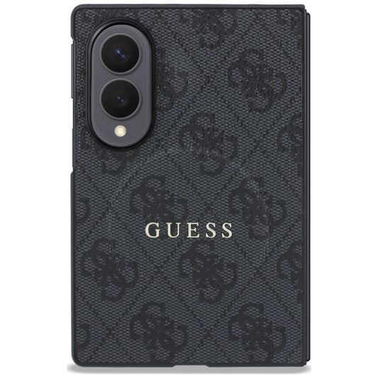 Coque MagSafe pour Samsung Galaxy Z Fold8 F971, Guess, 4G Leather Classic, Noire