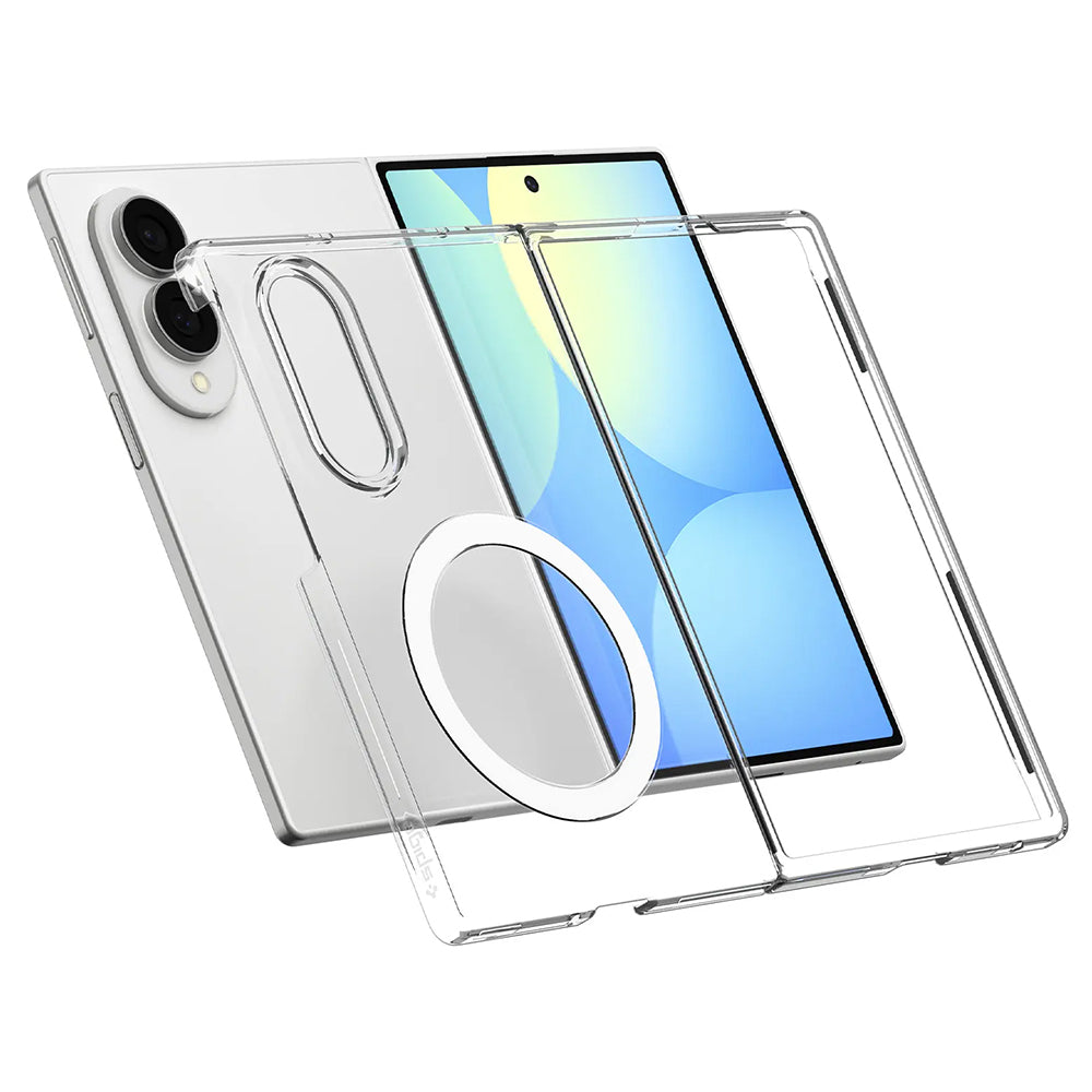 Coque MagSafe pour Samsung Galaxy Z Fold8 F971, Spigen, Air Skin, Transparente Blanche ACS11952