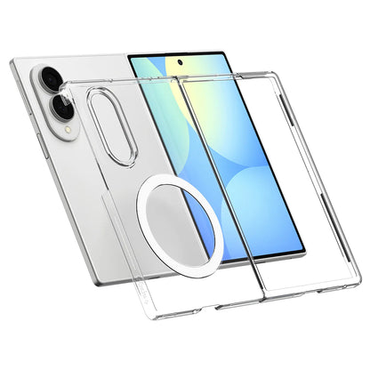 Coque MagSafe pour Samsung Galaxy Z Fold8 F971, Spigen, Air Skin, Transparente Blanche ACS11952