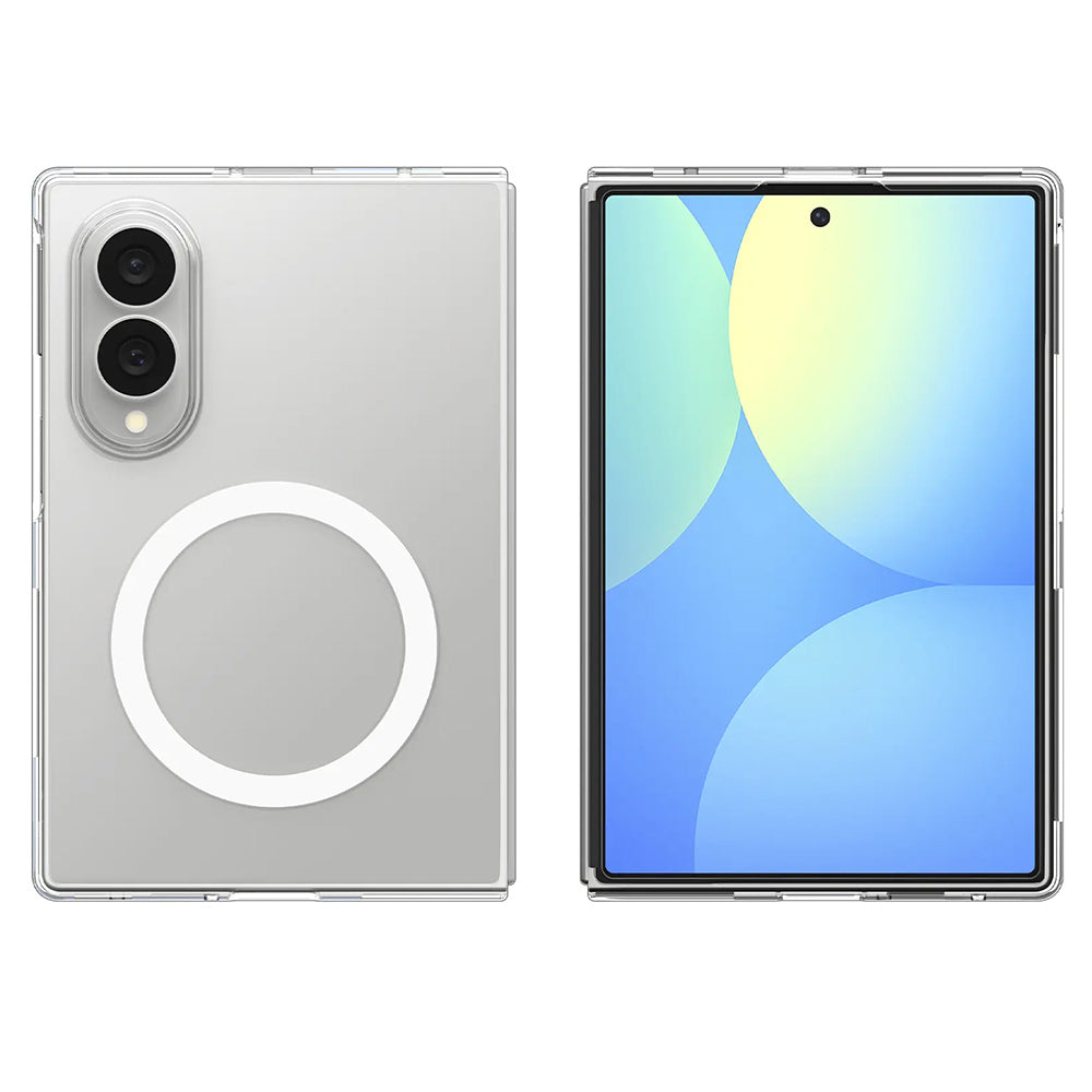 Coque MagSafe pour Samsung Galaxy Z Fold8 F971, Spigen, Air Skin, Transparente Blanche ACS11952