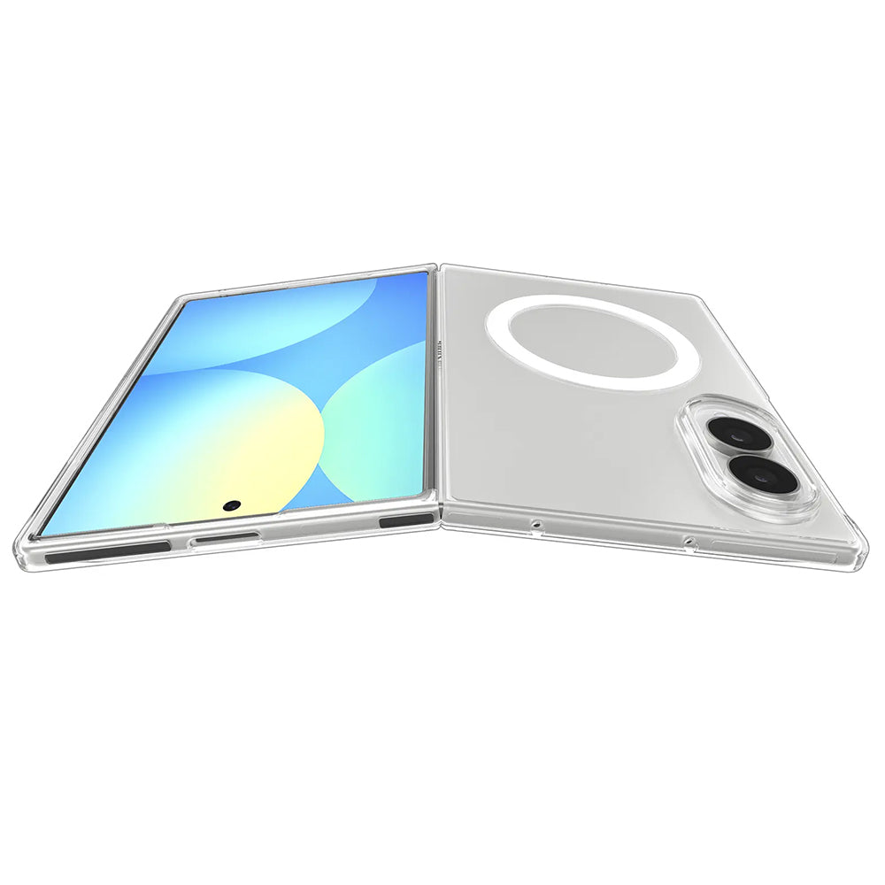 Coque MagSafe pour Samsung Galaxy Z Fold8 F971, Spigen, Air Skin, Transparente Blanche ACS11952