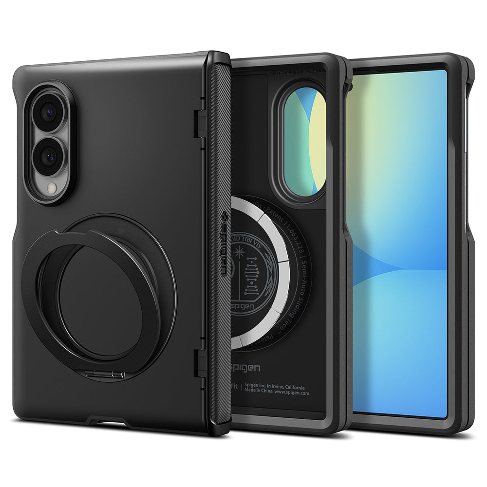 Coque MagSafe pour Samsung Galaxy Z Fold8 F971, Spigen, Slim Armor Pro S, Noire ACS11779