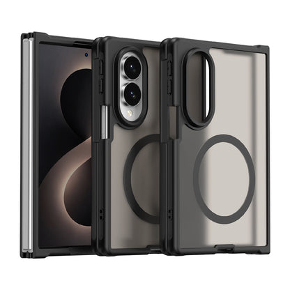 Coque MagSafe pour Samsung Galaxy Z Fold8 F971, Techsuit, HaloFrost II, Noire