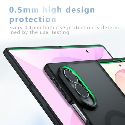 Coque MagSafe pour Samsung Galaxy Z Fold8 F971, Techsuit, PureFrost, Noir Satiné