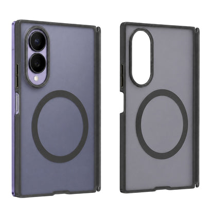 Coque MagSafe pour Samsung Galaxy Z Fold8 F976, Blueo, Skin Friendly Anti-Chute, Noir Satiné