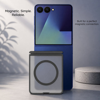 Coque MagSafe pour Samsung Galaxy Z Fold8 F976, Blueo, Skin Friendly Anti-Chute, Noir Satiné