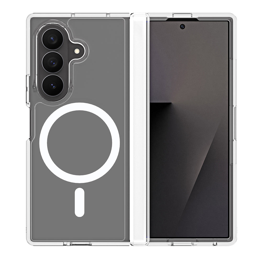 Coque MagSafe pour Samsung Galaxy Z Fold8 Ultra F976, DUX DUCIS, Clin, transparente