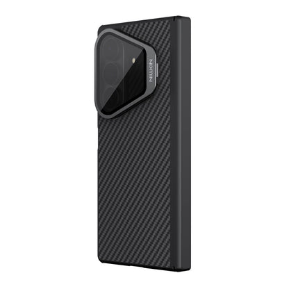 Coque MagSafe pour Samsung Galaxy Z Fold8 Ultra F976, Nillkin, CarboProp avec protection d'objectif noire transparente, noire
