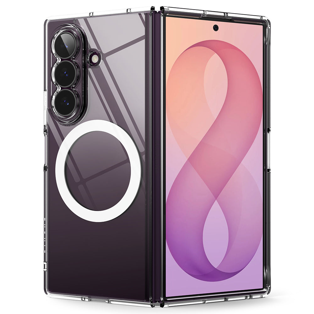 Coque MagSafe pour Samsung Galaxy Z Fold8 Ultra F976, Ringke, Fusion, Transparente