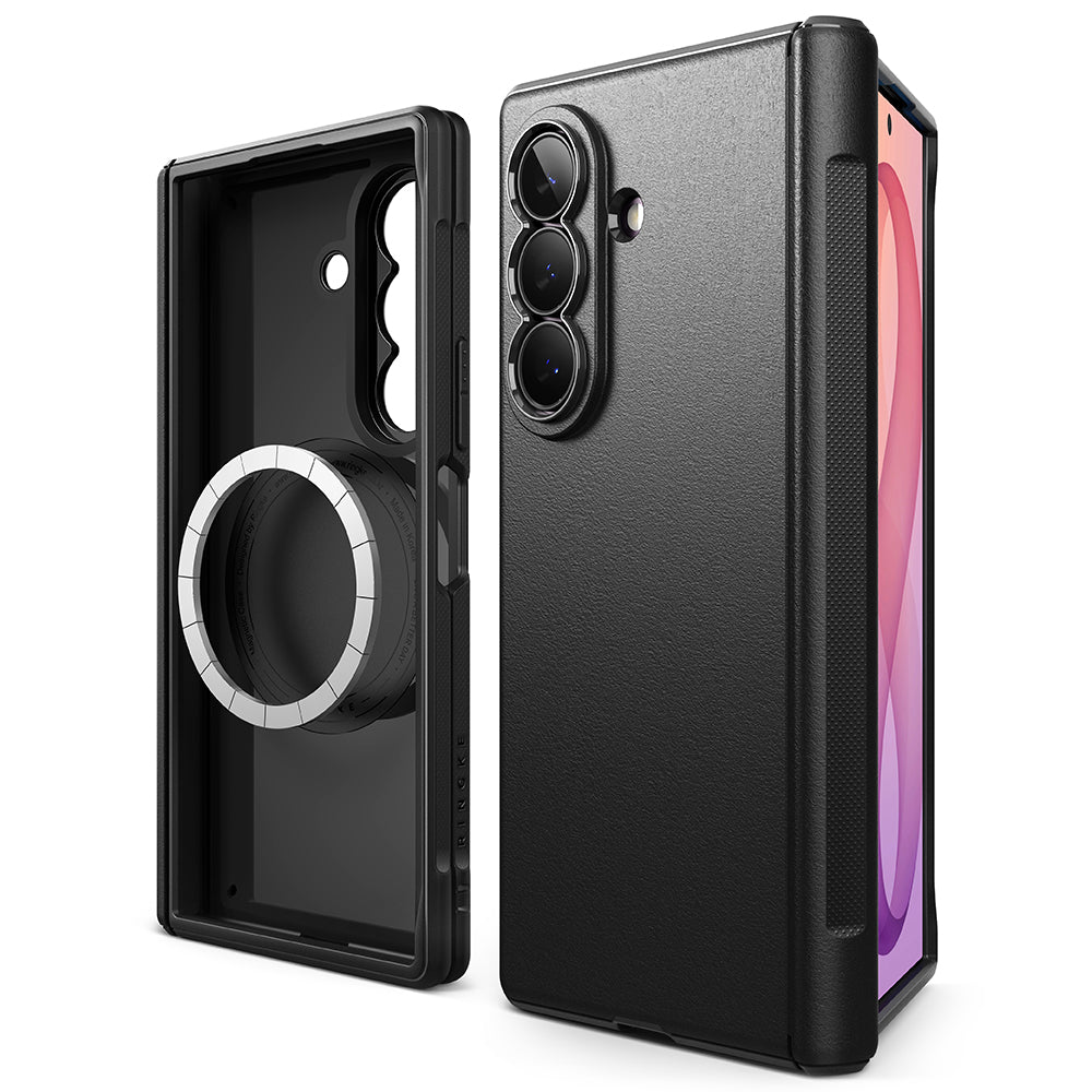 Coque MagSafe pour Samsung Galaxy Z Fold8 Ultra F976, Ringke, Onyx Flap, Noire