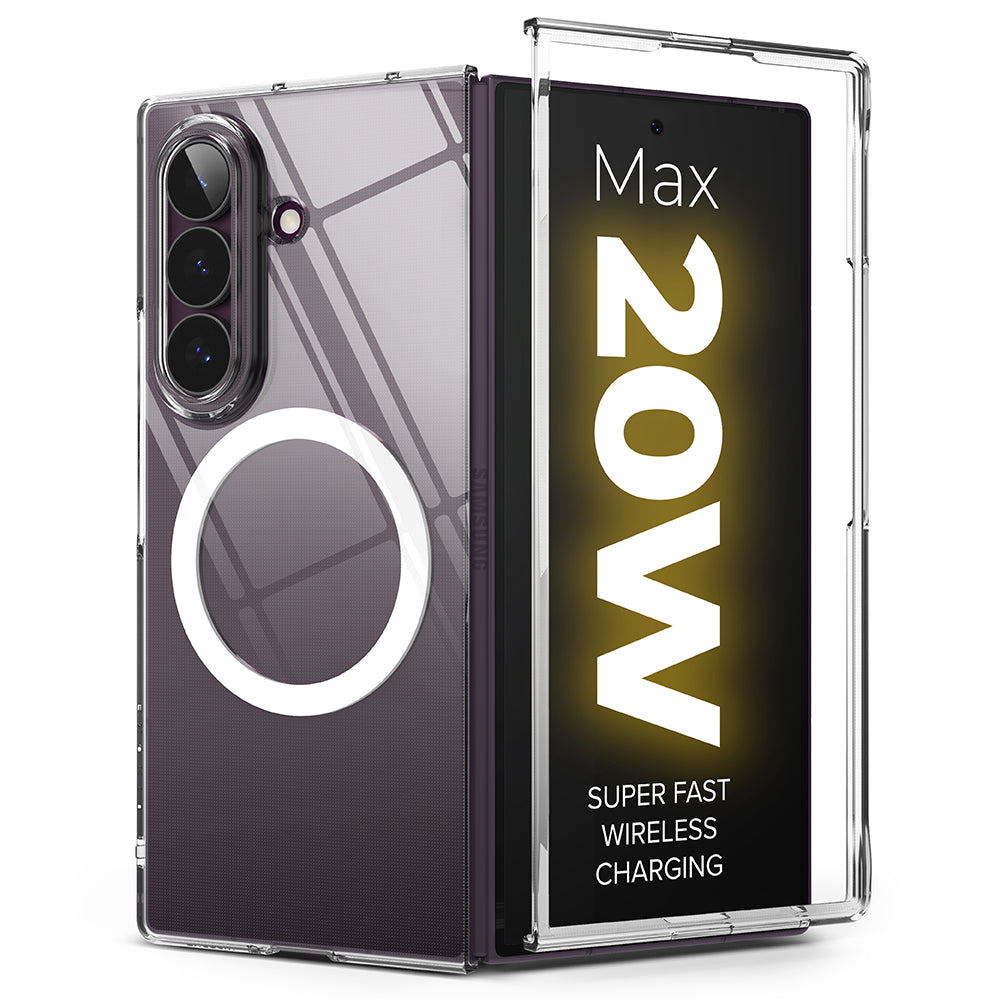 Coque MagSafe pour Samsung Galaxy Z Fold8 Ultra F976, Ringke, Slim, Transparente