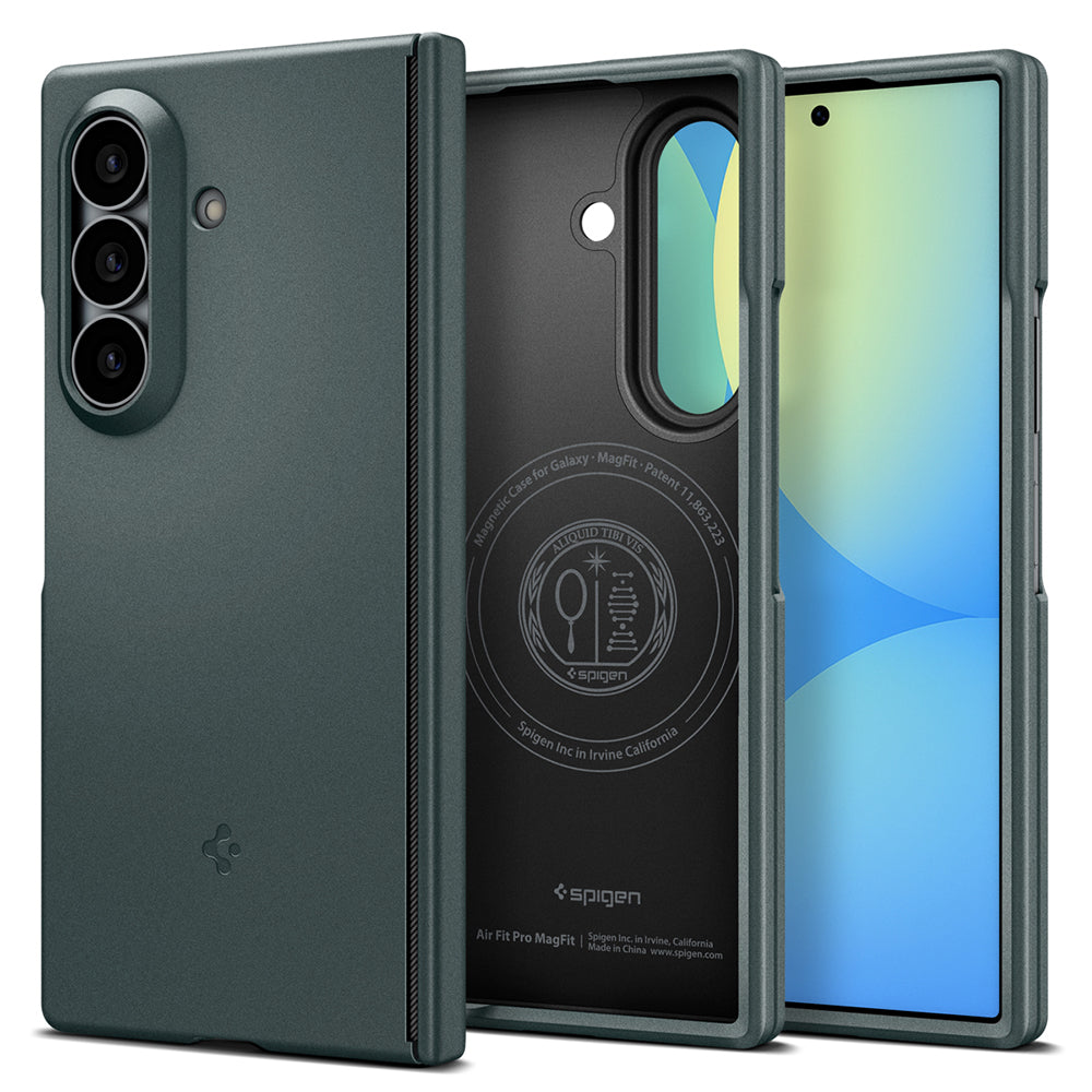 Coque MagSafe pour Samsung Galaxy Z Fold8 Ultra F976, Spigen, Air Fit Pro, Vert ACS11493