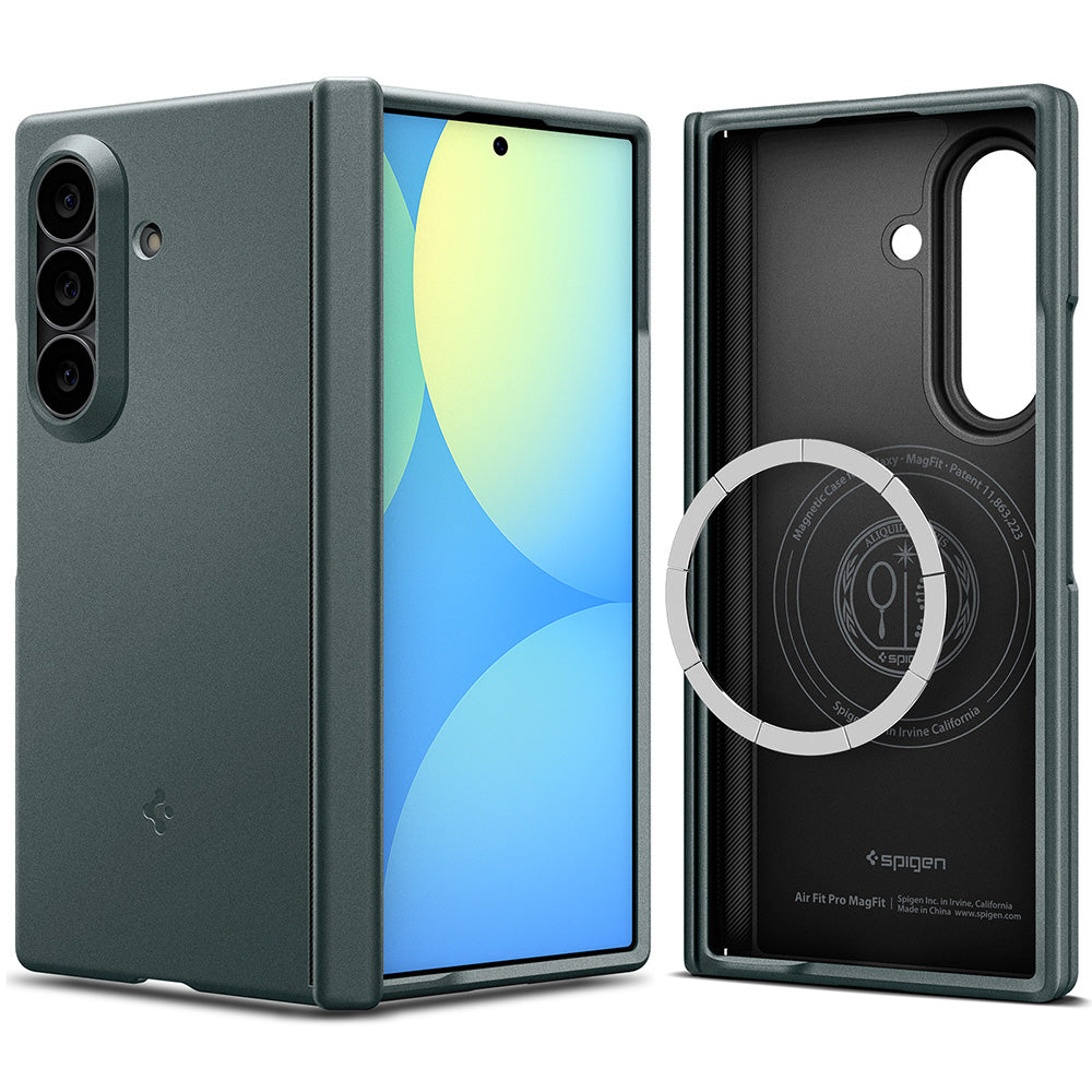 Coque MagSafe pour Samsung Galaxy Z Fold8 Ultra F976, Spigen, Air Fit Pro, Vert ACS11493