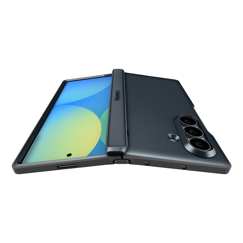 Coque MagSafe pour Samsung Galaxy Z Fold8 Ultra F976, Spigen, Slim Armor Pro, Bleue ACS11509