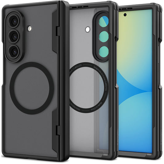 Coque MagSafe pour Samsung Galaxy Z Fold8 Ultra F976, Spigen, Ultra Hybrid Pro, Noir Satiné ACS12102