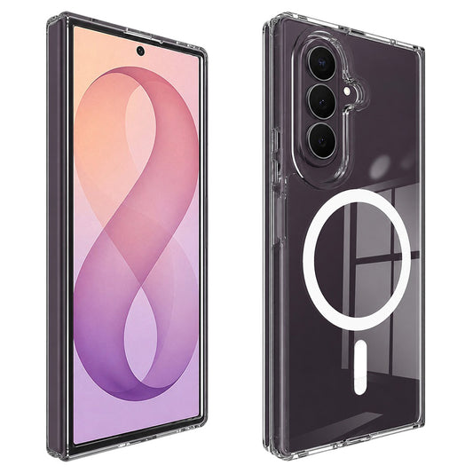 Coque MagSafe pour Samsung Galaxy Z Fold8 Ultra F976, Techsuit, Pro, Transparente