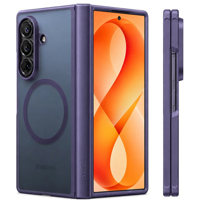 Coque MagSafe pour Samsung Galaxy Z Fold8 Ultra F976, Torras, Guardian, Violet Foncé