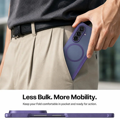 Coque MagSafe pour Samsung Galaxy Z Fold8 Ultra F976, Torras, Guardian, Violet Foncé