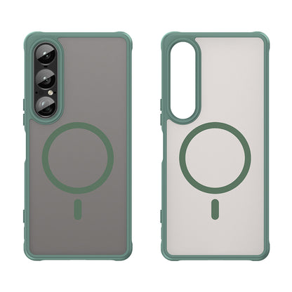 Coque MagSafe pour Sony Xperia 1 VII, Techsuit, HaloFrost II, Vert