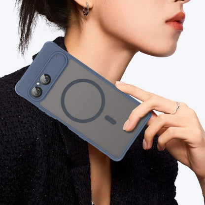 MagSafe Case for Sony Xperia 10 VII, Techsuit, HaloFrost II, Navy Blue