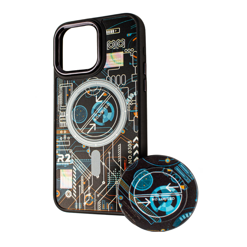 Coque MagSafe pour Xiaomi Redmi 10A / 9C, BOTER, Technologie MagPopsocket, Multicolore