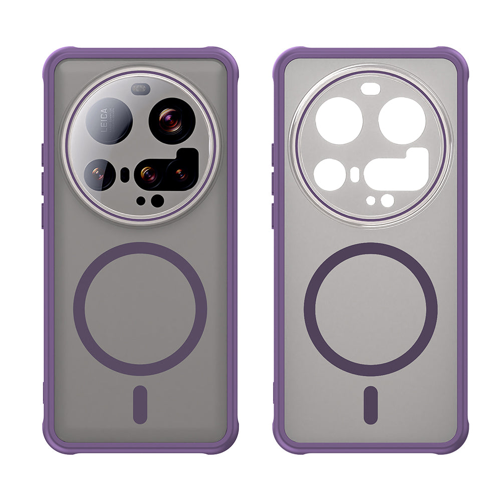 Coque MagSafe pour Xiaomi 15 Ultra, Techsuit, HaloFrost II, Violet