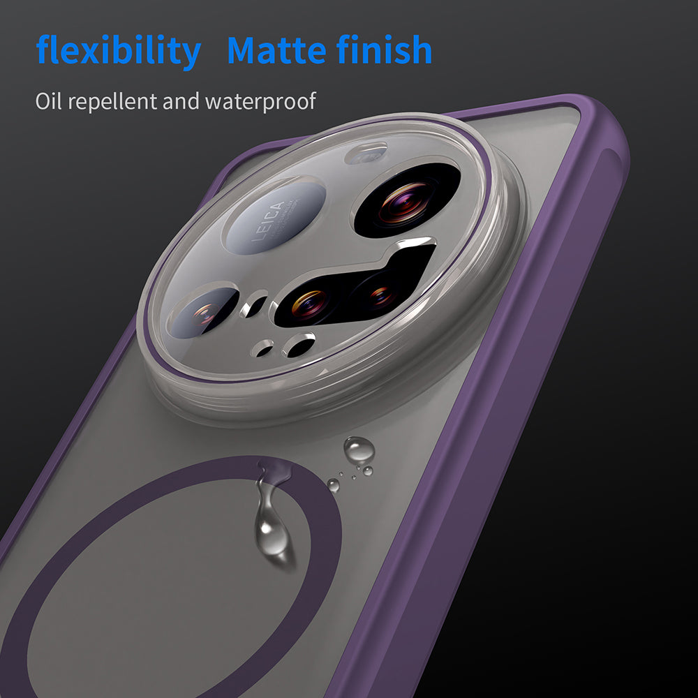 Coque MagSafe pour Xiaomi 15 Ultra, Techsuit, HaloFrost II, Violet