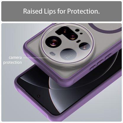 Coque MagSafe pour Xiaomi 15 Ultra, Techsuit, HaloFrost II, Violet