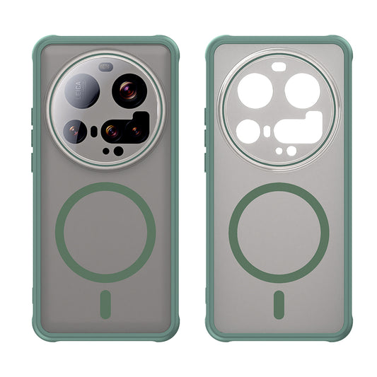Coque MagSafe pour Xiaomi 15 Ultra, Techsuit, HaloFrost II, Vert