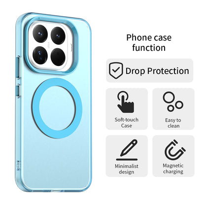 Coque MagSafe pour Xiaomi 15T Pro, Techsuit, CandyCase, Bleue