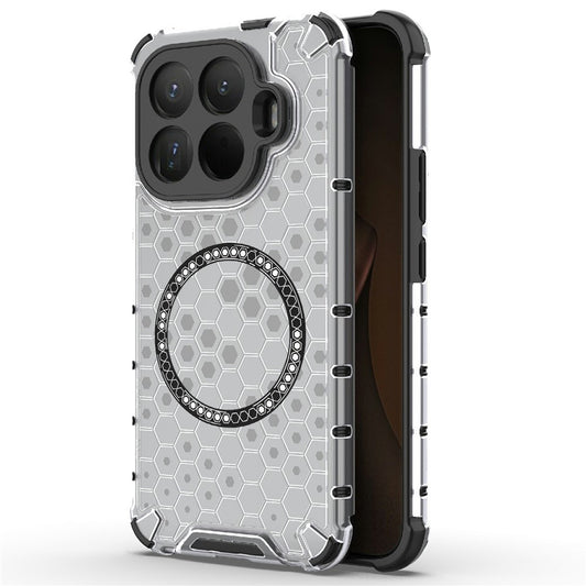 Étui MagSafe pour Xiaomi 15T Pro, Techsuit, HoneyComb Shield, Blanc