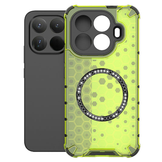 Étui MagSafe pour Xiaomi 15T Pro, Techsuit, HoneyComb Shield, Vert