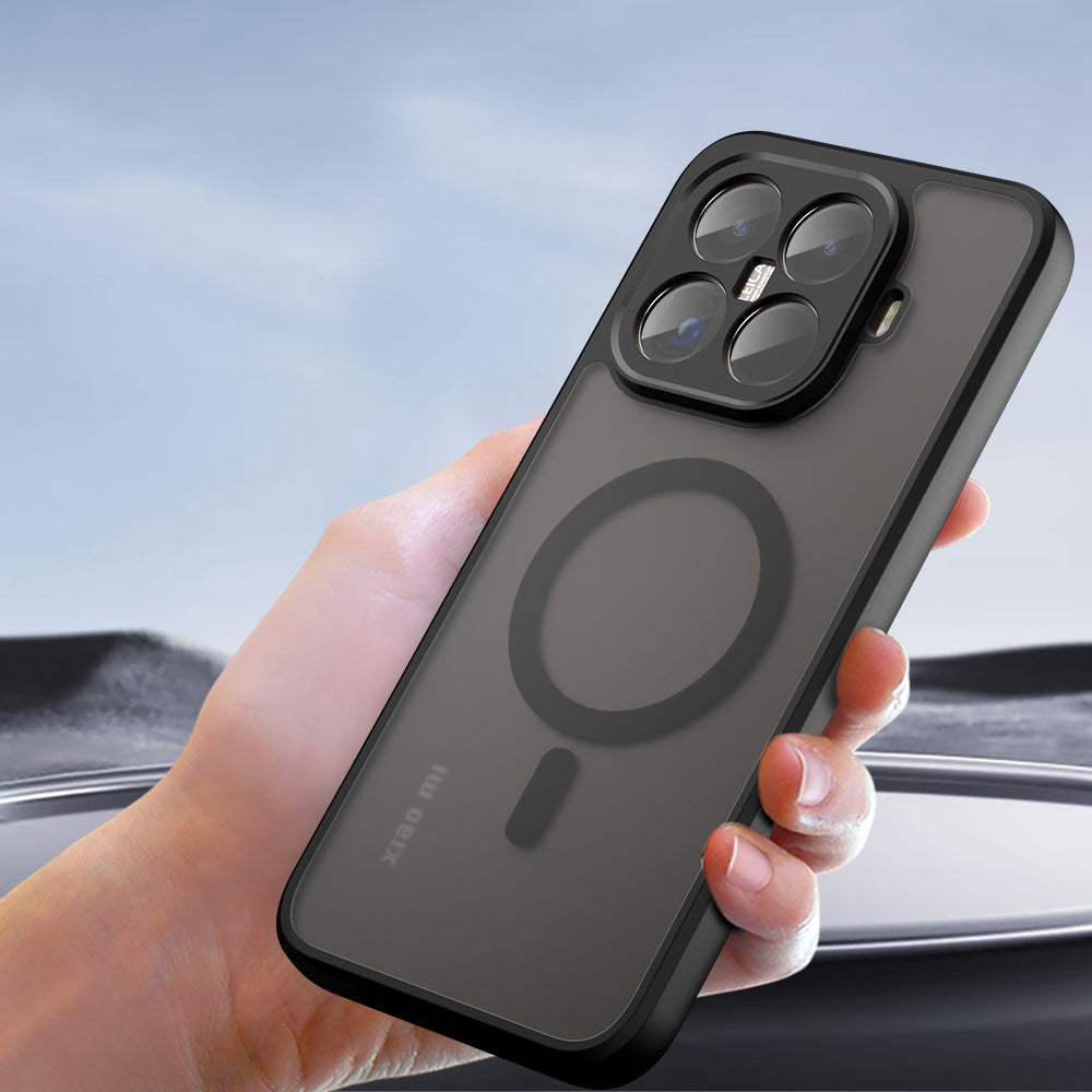 Étui MagSafe pour Xiaomi 15T Pro, Techsuit, PureFrost, Noir Satiné