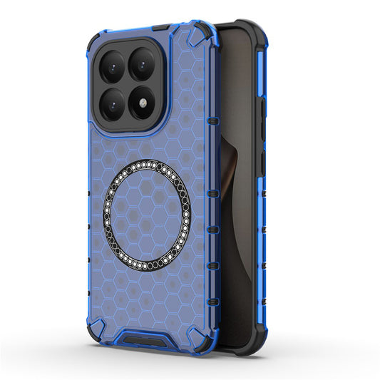Étui MagSafe pour Xiaomi 15T, Techsuit, HoneyComb Shield, Bleu