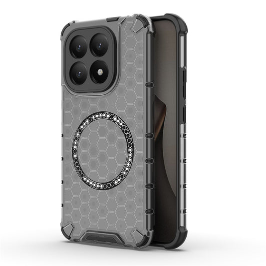 Housse MagSafe pour Xiaomi 15T, Techsuit, HoneyComb Shield, Noire