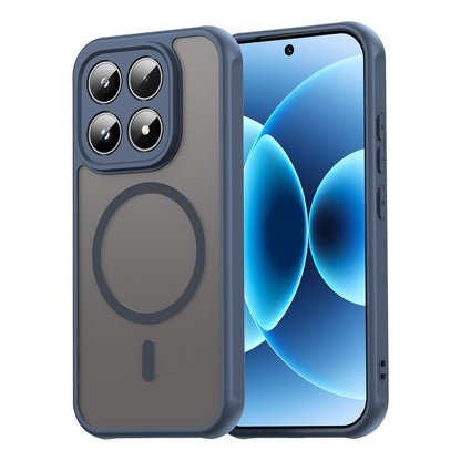 Étui MagSafe pour Xiaomi 17, Techsuit, HaloFrost II, Bleu Marine