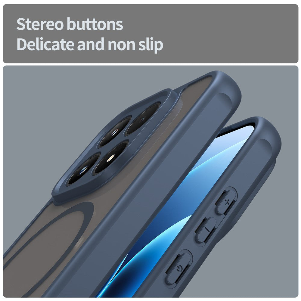 Étui MagSafe pour Xiaomi 17, Techsuit, HaloFrost II, Bleu Marine