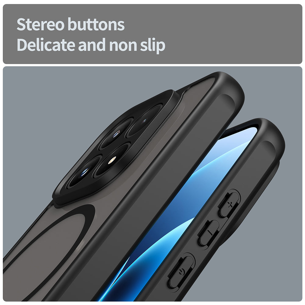 Coque MagSafe pour Xiaomi 17, Techsuit, HaloFrost II, Noire