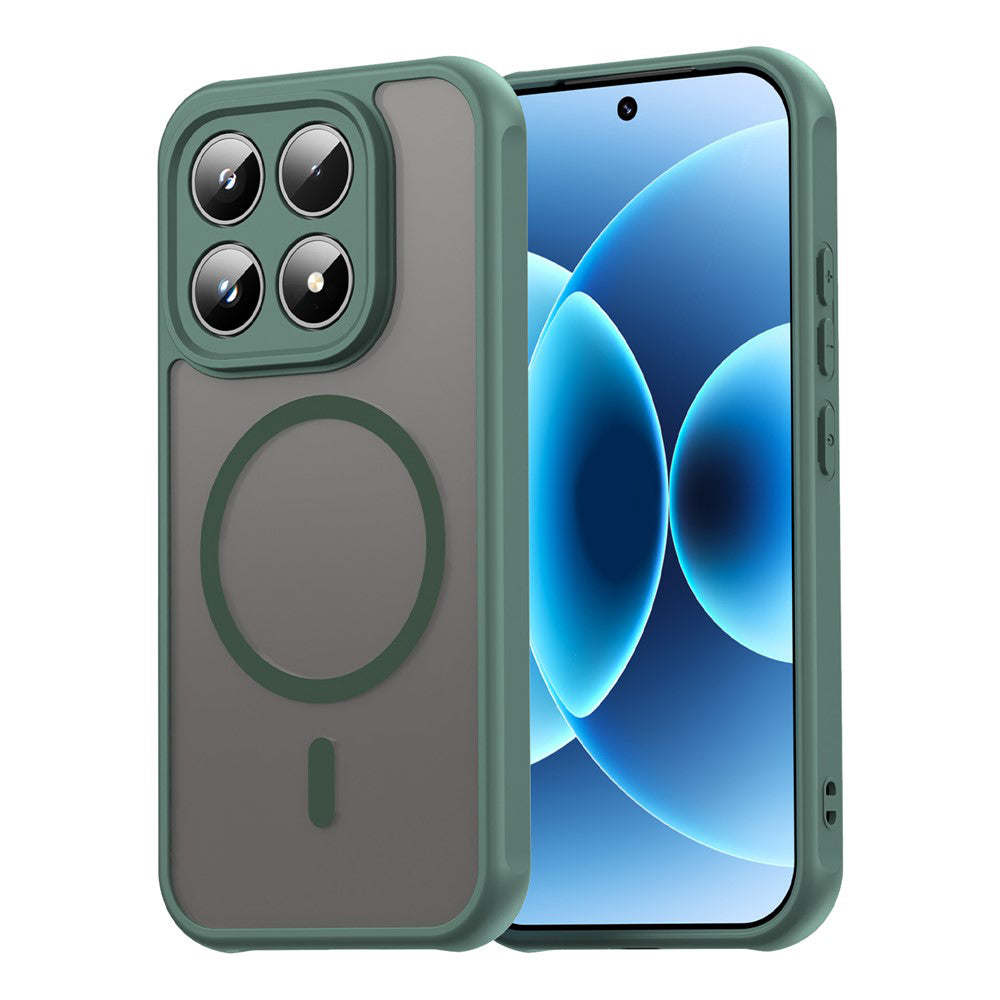 MagSafe Case for Xiaomi 17, Techsuit, HaloFrost II, Green