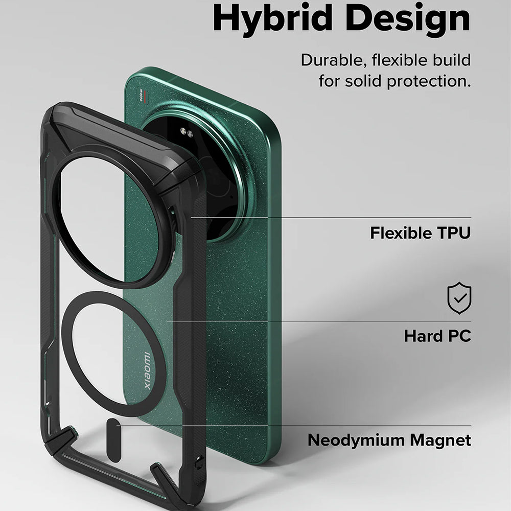 Coque MagSafe pour Xiaomi 17 Ultra, Ringke, Fusion X, Noire