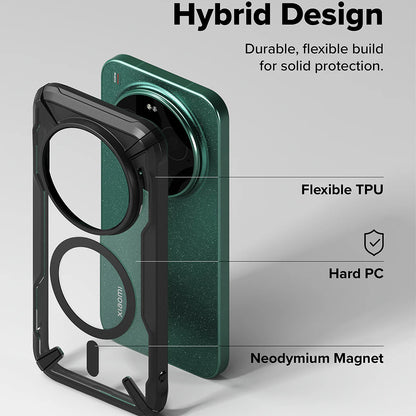 Coque MagSafe pour Xiaomi 17 Ultra, Ringke, Fusion X, Noire